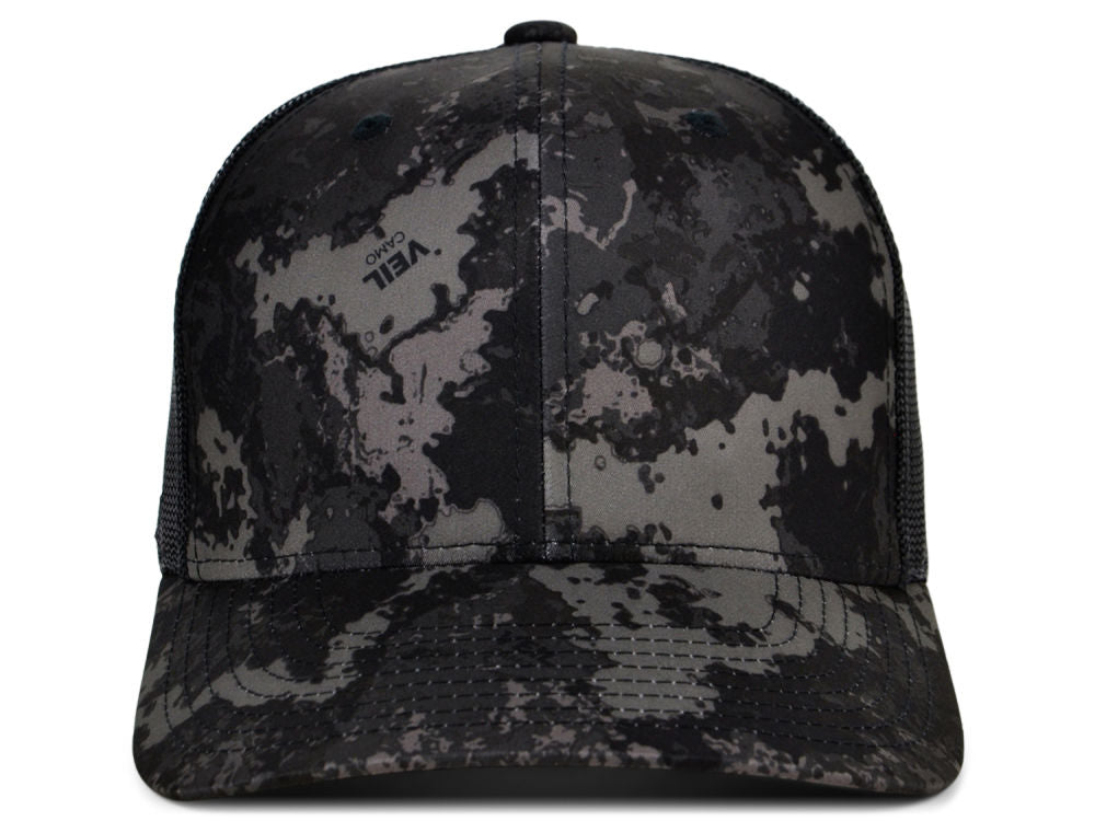 Flexfit Trucker Veil Camo - Black/Camo