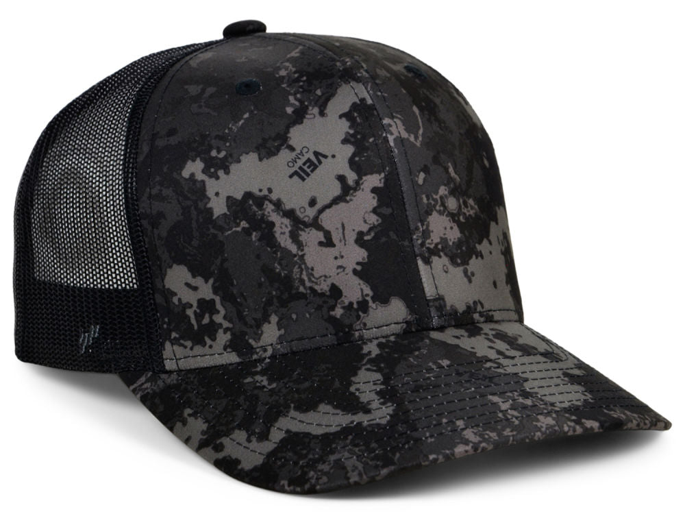 Flexfit Trucker Veil Camo - Black/Camo