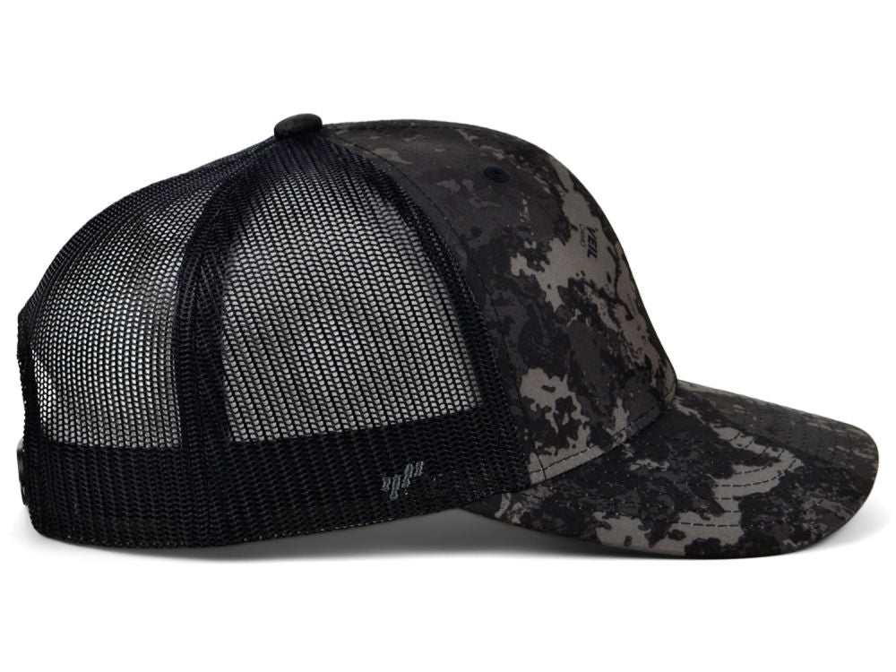 Flexfit Trucker Veil Camo - Black/Camo