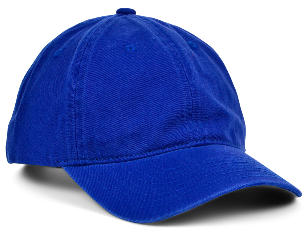 Royal Blue Mitchell & Ness Blank Dad Hat - Custom Lids