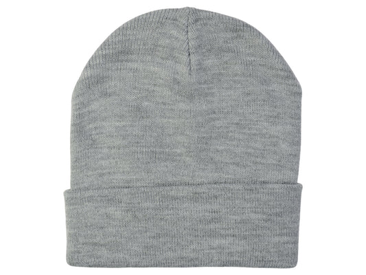 Solid Cuff Knit - Light Grey