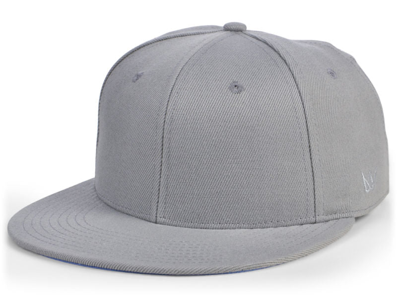 Crowns By Lids Full Court Fitted UV Cap - Grey/Light Blue