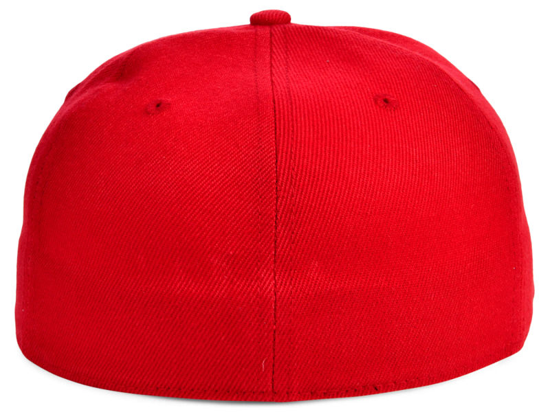 Crowns By Lids Full Court Fitted UV Cap - Red/Navy