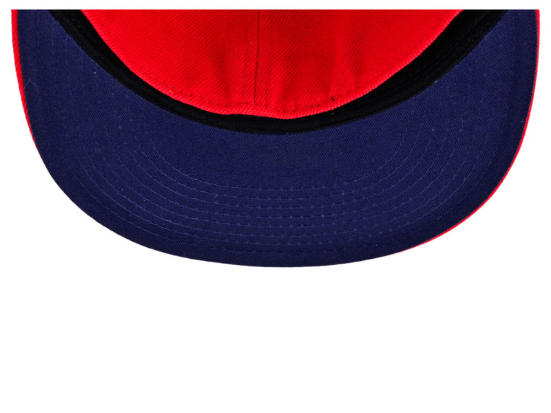 Crowns By Lids Full Court Fitted UV Cap - Red/Navy