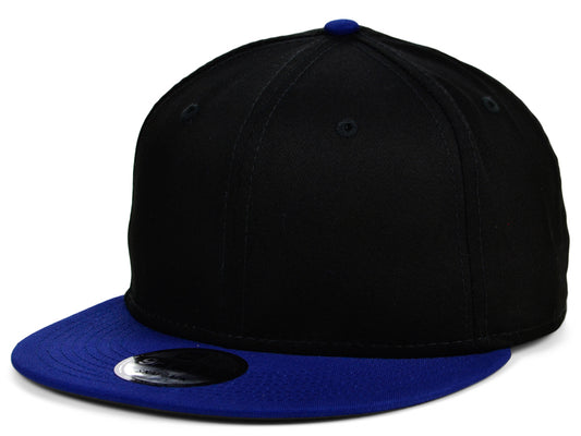 New Era 9FIFTY Flatbill Snapback - Black/Royal Blue