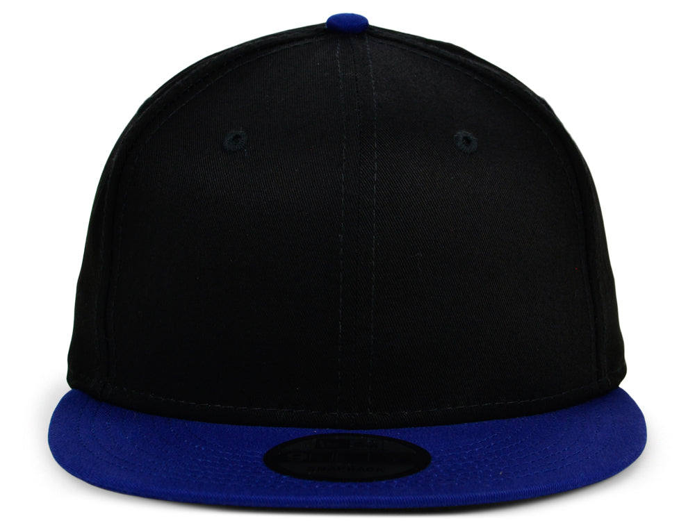 New Era 9FIFTY Flatbill Snapback - Black/Royal Blue