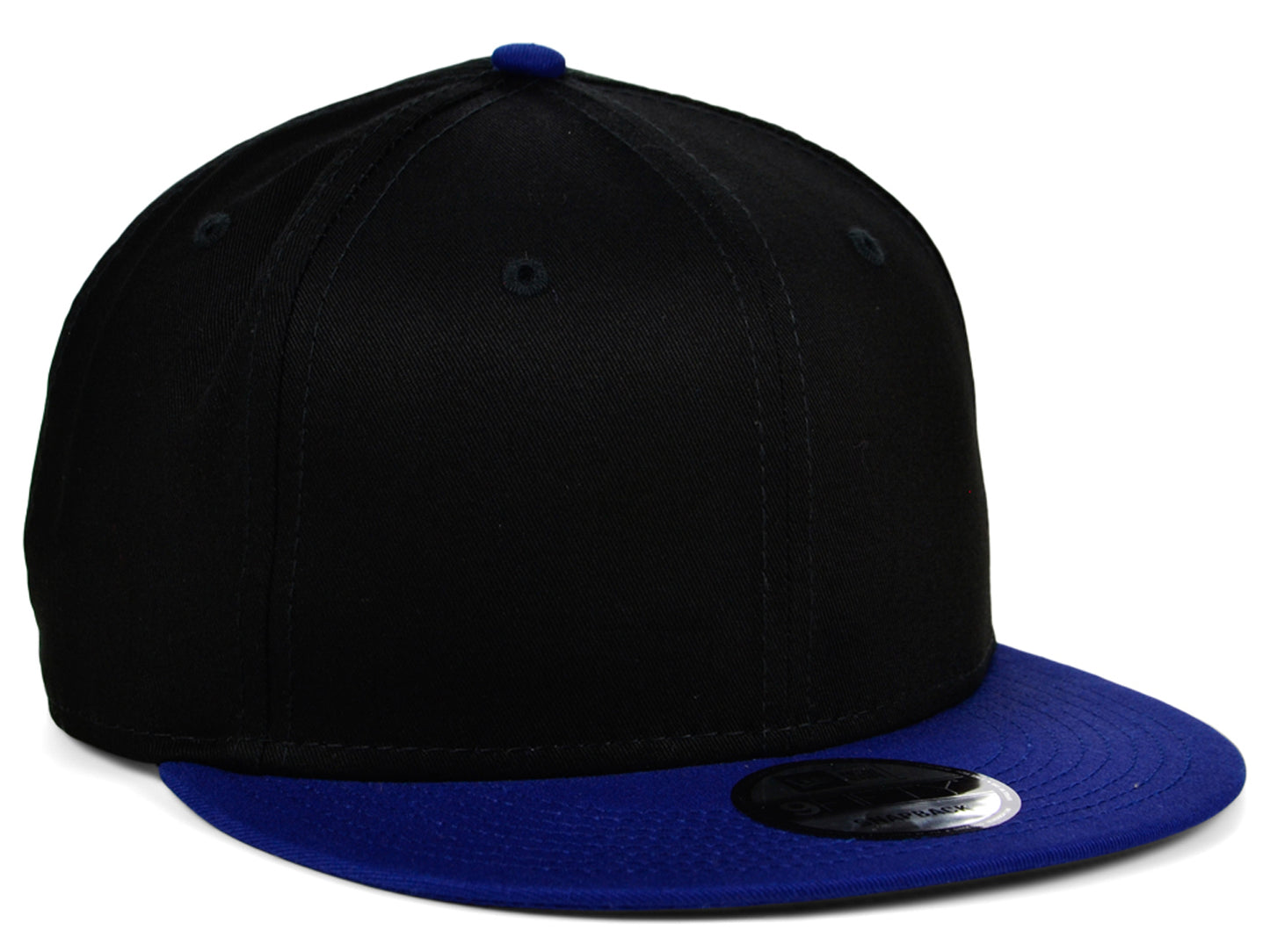 New Era 9FIFTY Flatbill Snapback - Black/Royal Blue