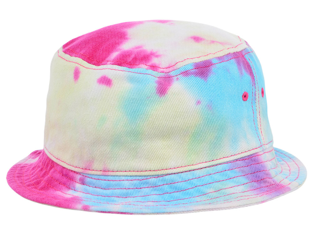 Tiedye Bucket Hat Blank - Raspberry