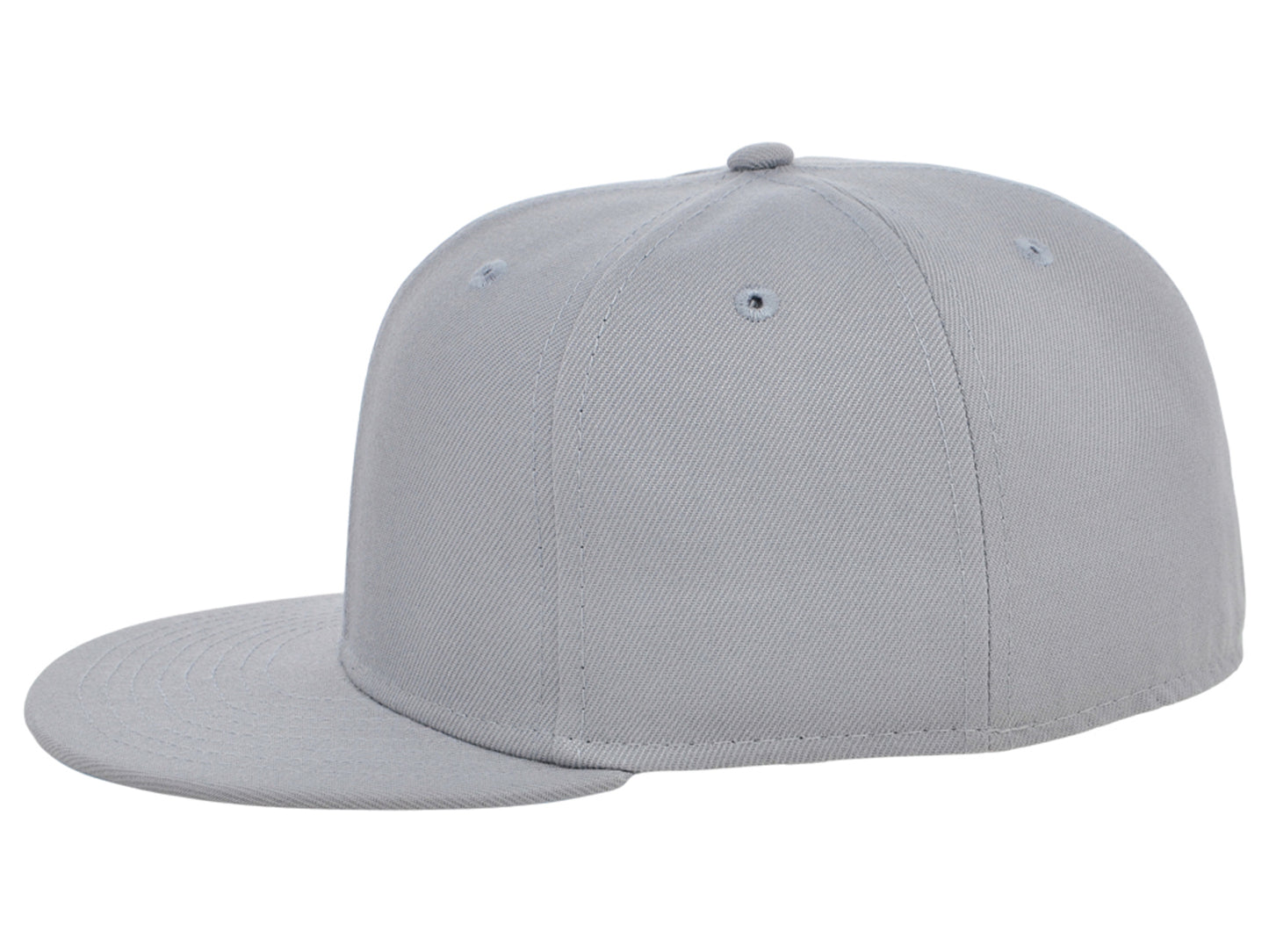 Crowns By Lids Full Court Fitted UV Cap - Light Grey/Sky Blue