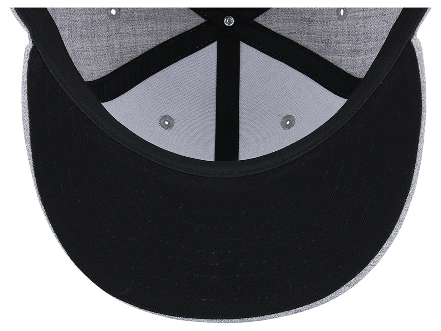 Crowns By Lids Full Court Fitted Cap - Heather Grey