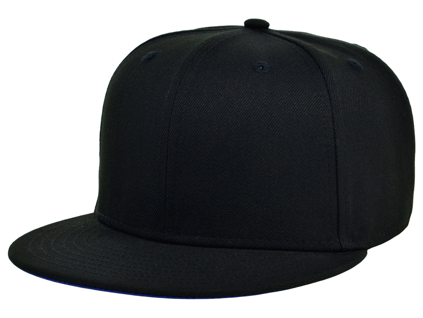 Crowns By Lids Dime Snapback UV Cap - Black/Royal Blue – CustomLids.com