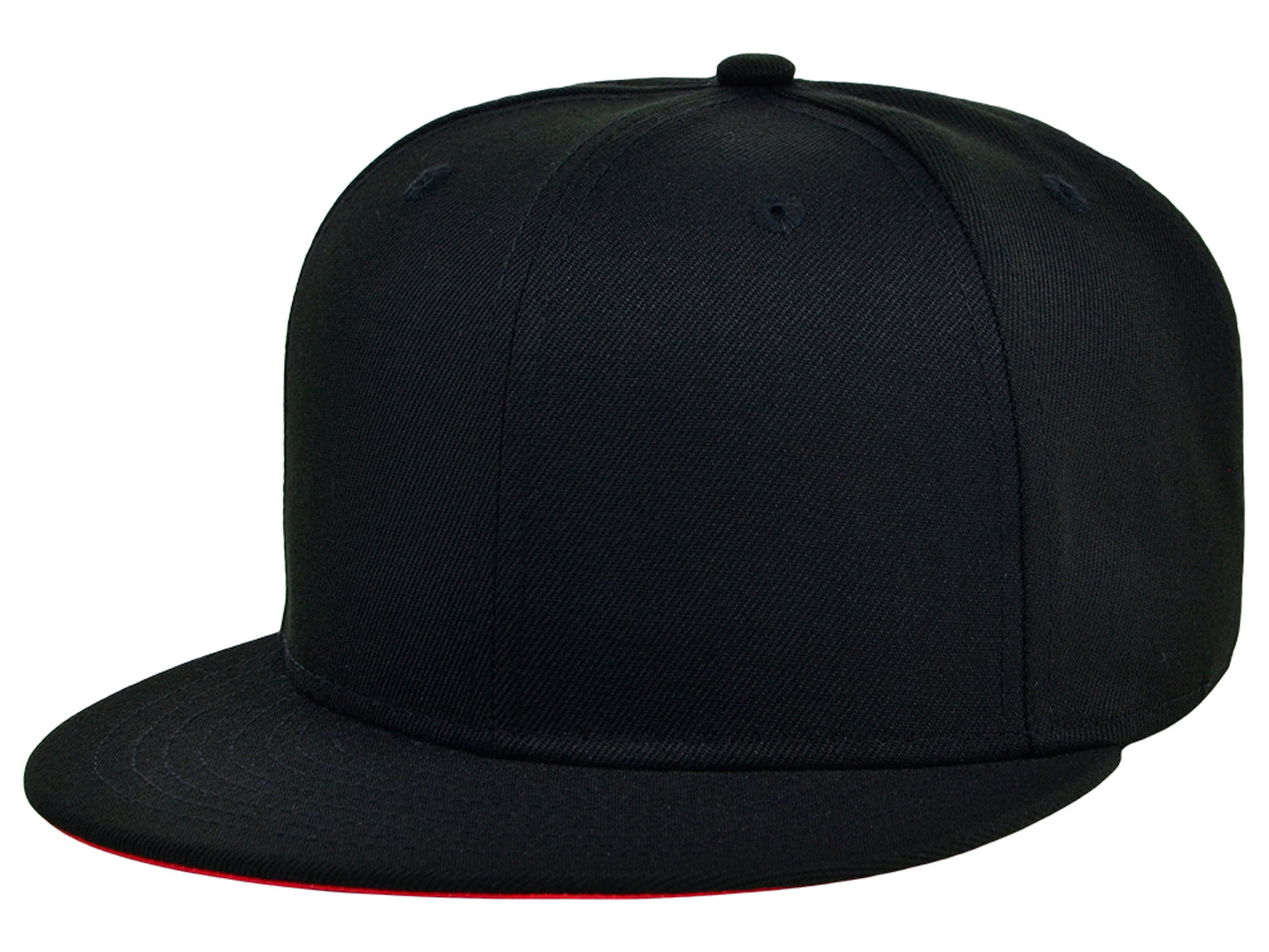 Crowns By Lids Dime Snapback UV Cap - Black/Red – CustomLids.com