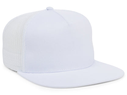 Crowns by Lids Essential 5-Panel Trucker - White
