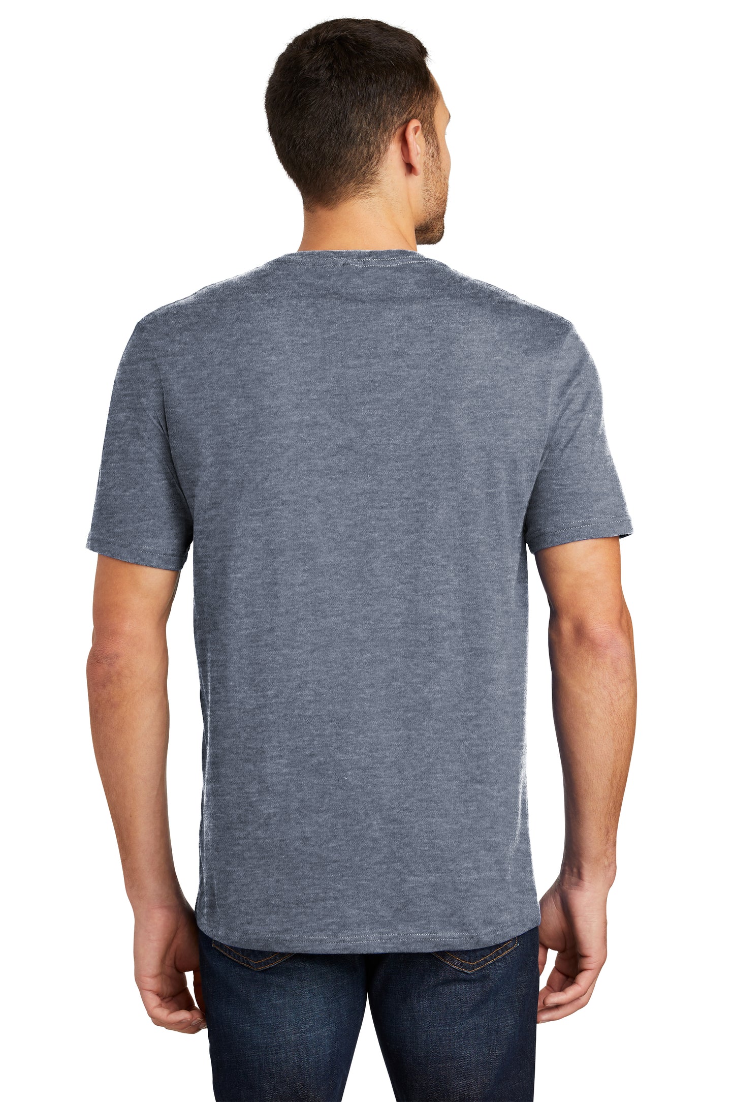 District Perfect Weight Unisex Tee - Heathered Navy