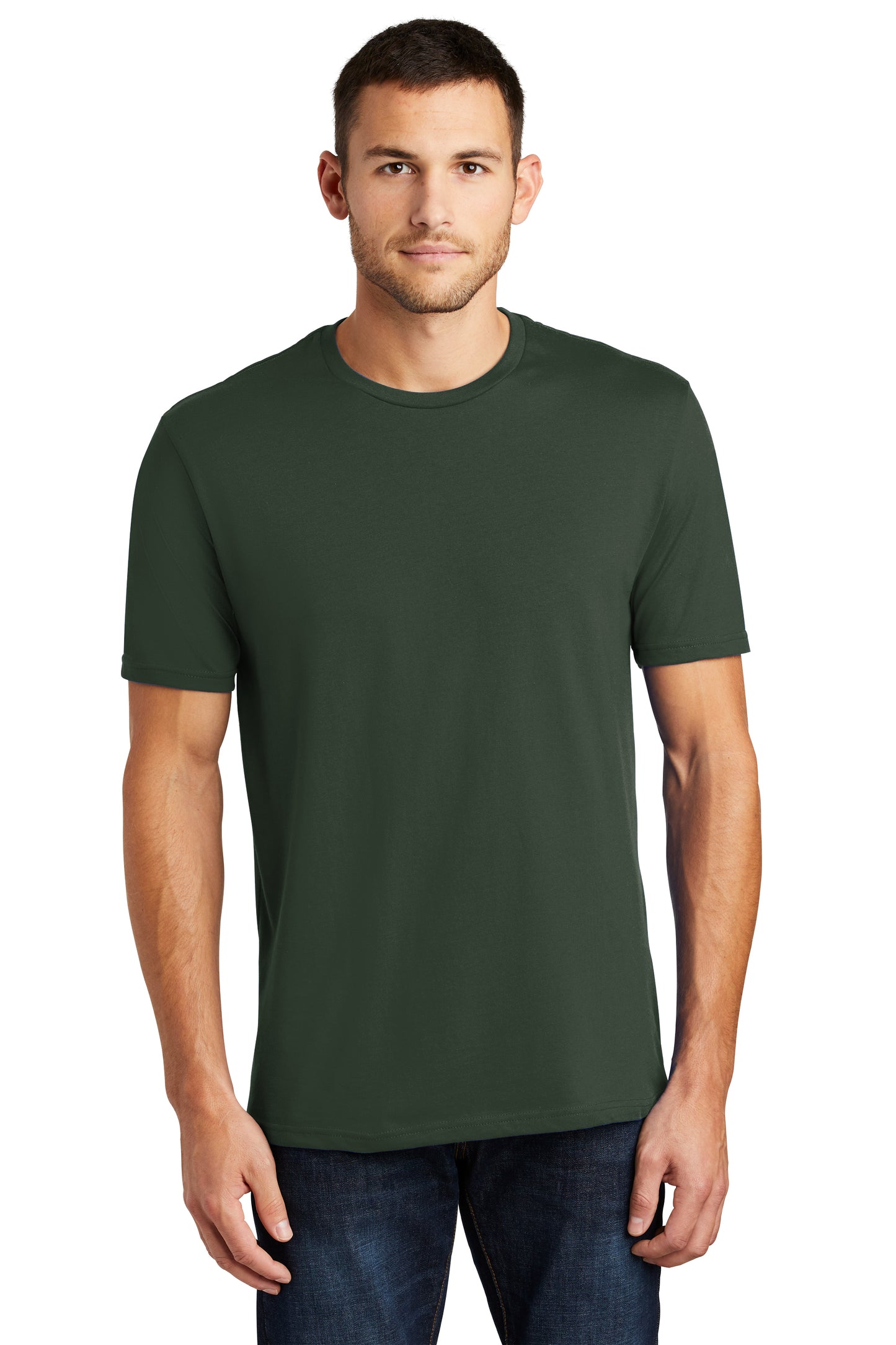 District Perfect Weight Unisex Tee - Forest Green
