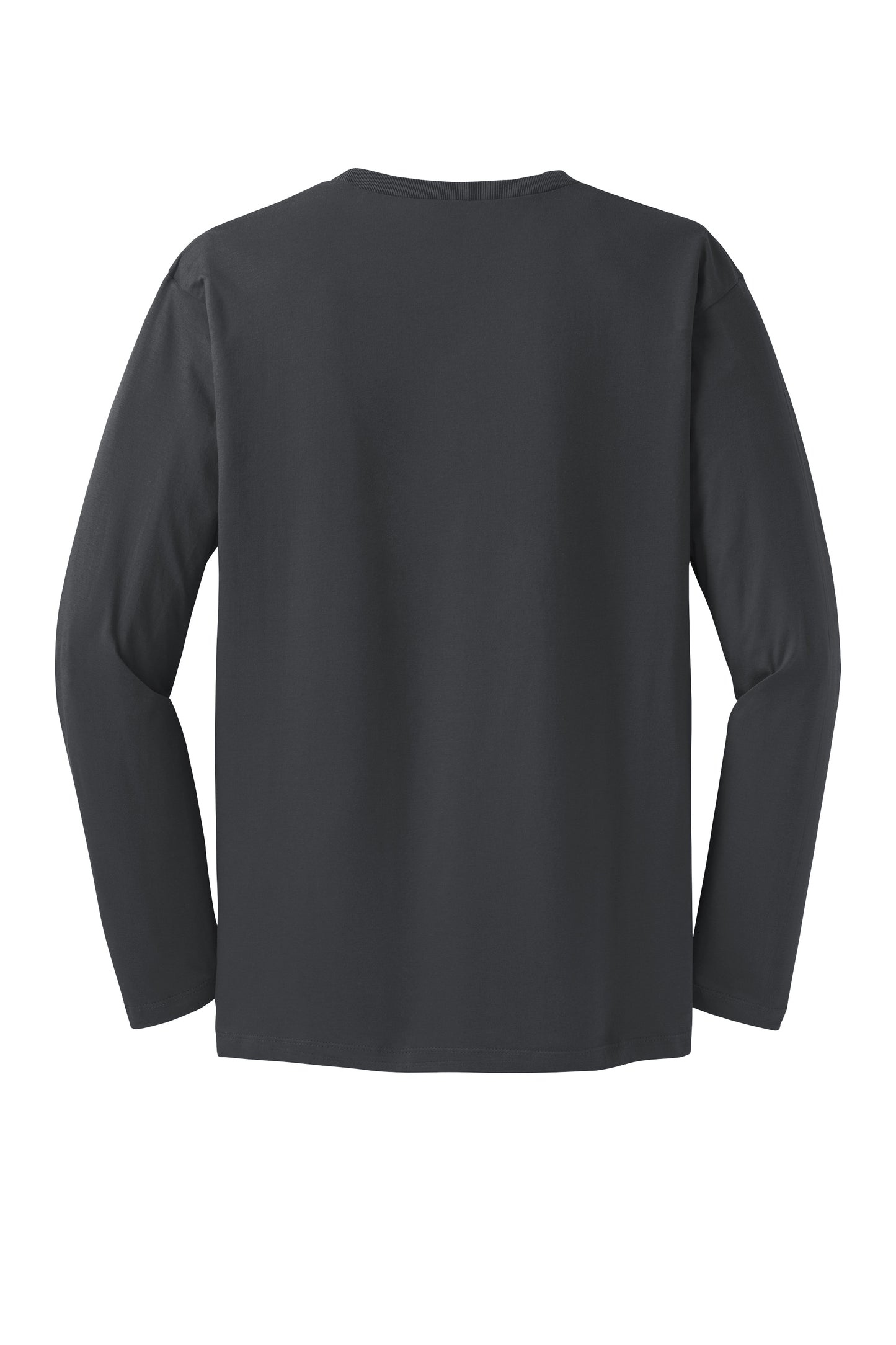 District Perfect Weight Long Sleeve Unisex Tee - Charcoal