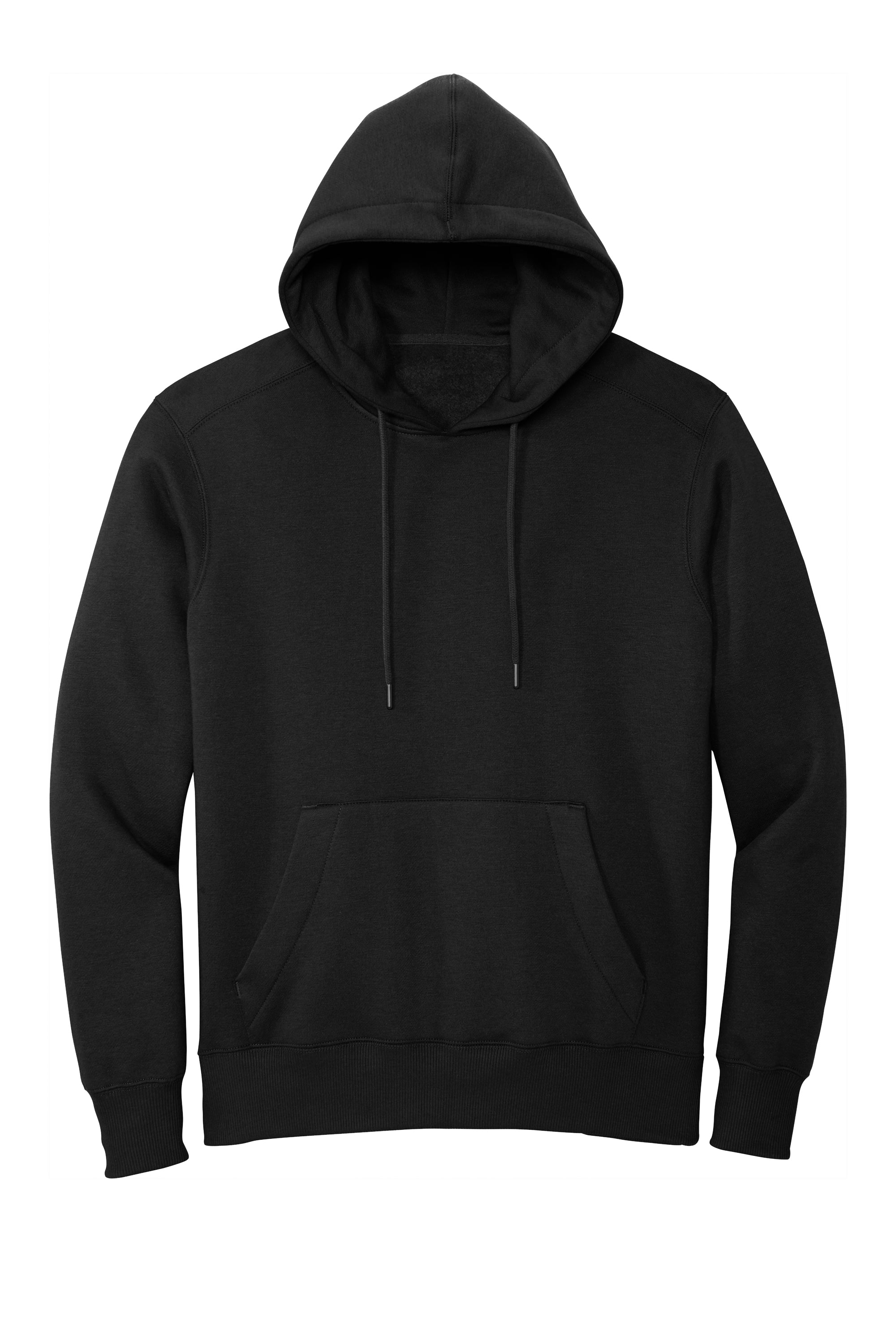 District Perfect Weight Fleece Unisex Hoodie Jet Black