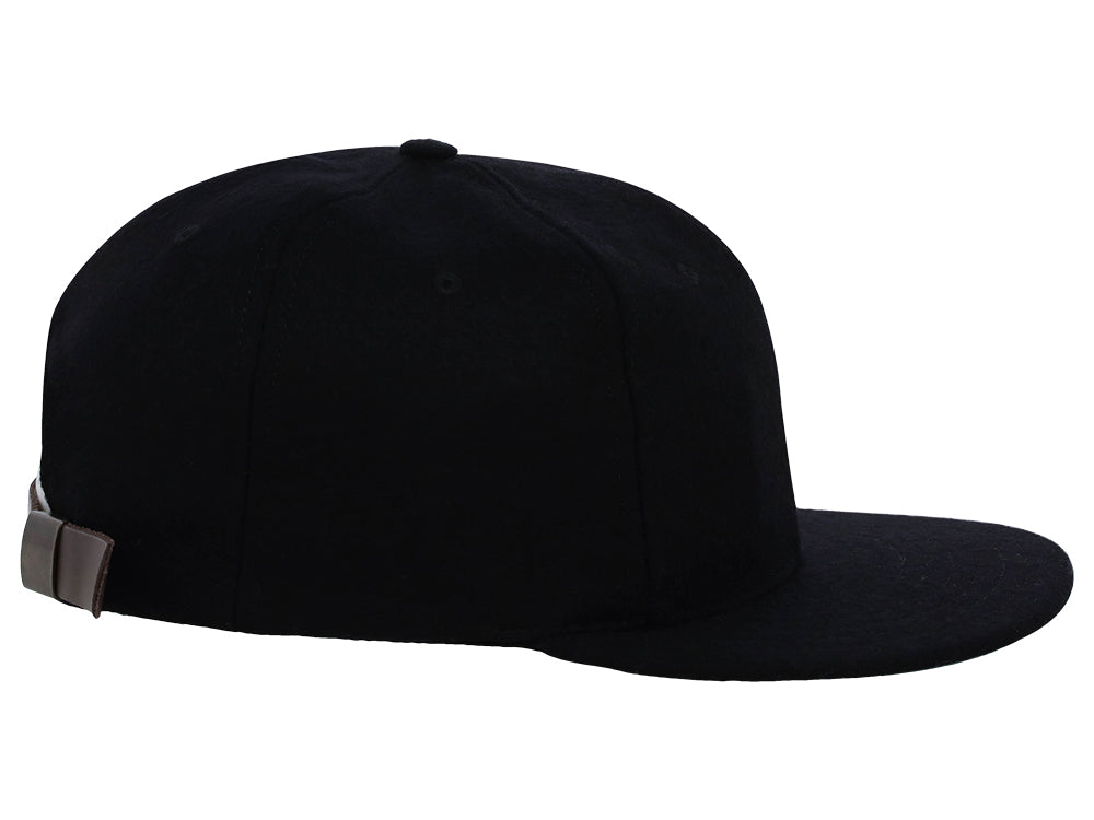 Ebbets Vintage Wool Ballcap Adjustable - Black