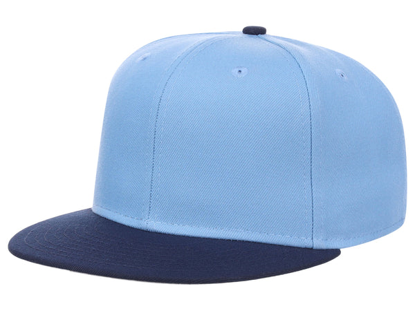 Lids Hat Drop Branded HD Fitted Cap - Sky Blue/Navy/Sky Blue