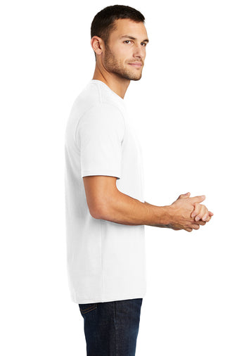 District Perfect Weight Unisex Tee - Bright White